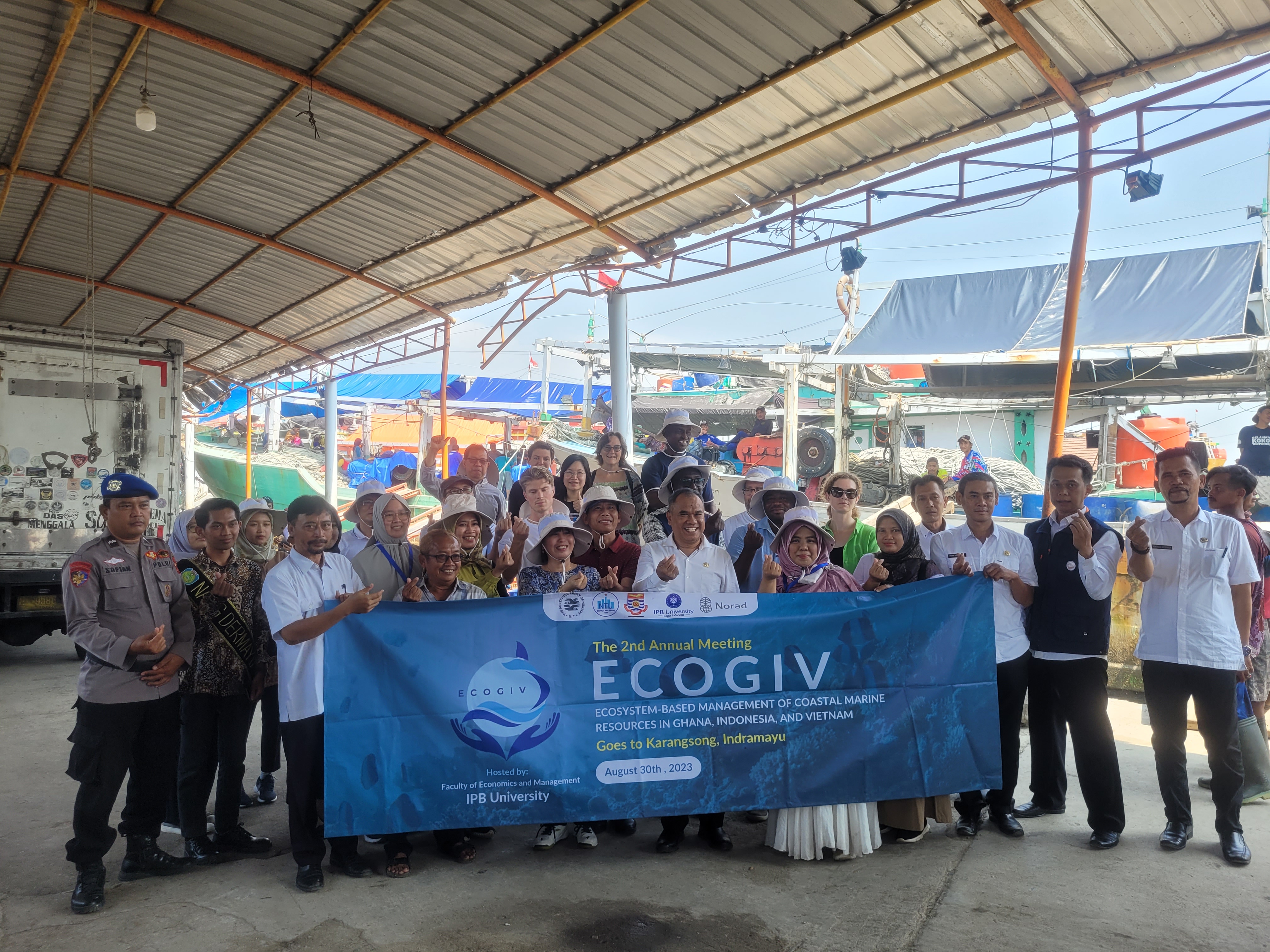 Delegasi Ecogiv Lakukan Excursion Ke Tpi Dan Mangrove Di Pelabuhan Karangsong