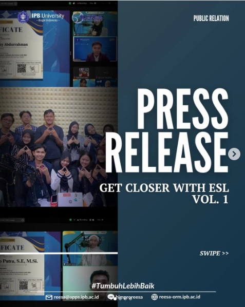 press release get closer with esl vol 1 2025