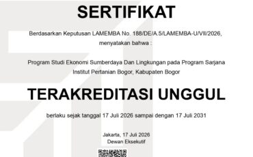 Sertifikat Terakreditasi Unggul Sarjana ESL